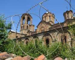 Due to constant looting, the area is protected by KFOR, a NATO peacekeeping force in Kosovo. The whole area of the Patriarchate of the Pec Monastery i